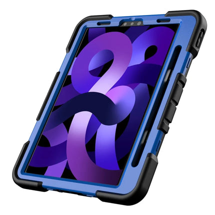 Tablet Case For iPad Air (2022) / (2020) / iPad Pro 11 (2022) / (2021) / (2020) / (2018) PC + Silicone Cover with Kickstand Wrist Strap