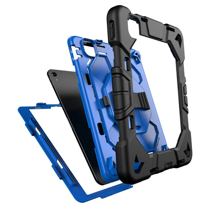 Tablet Case For iPad Air (2022) / (2020) / iPad Pro 11 (2022) / (2021) / (2020) / (2018) PC + Silicone Cover with Kickstand Wrist Strap