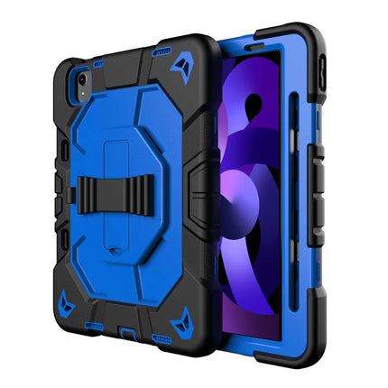 Tablet Case For iPad Air (2022) / (2020) / iPad Pro 11 (2022) / (2021) / (2020) / (2018) PC + Silicone Cover with Kickstand Wrist Strap