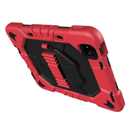 Tablet Case For iPad Air (2022) / (2020) / iPad Pro 11 (2022) / (2021) / (2020) / (2018) PC + Silicone Cover with Kickstand Wrist Strap