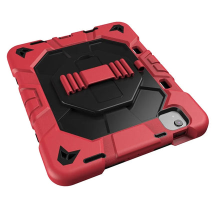 Tablet Case For iPad Air (2022) / (2020) / iPad Pro 11 (2022) / (2021) / (2020) / (2018) PC + Silicone Cover with Kickstand Wrist Strap