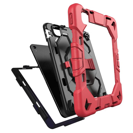 Tablet Case For iPad Air (2022) / (2020) / iPad Pro 11 (2022) / (2021) / (2020) / (2018) PC + Silicone Cover with Kickstand Wrist Strap