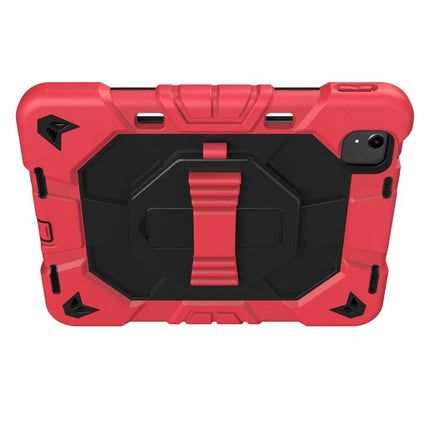Tablet Case For iPad Air (2022) / (2020) / iPad Pro 11 (2022) / (2021) / (2020) / (2018) PC + Silicone Cover with Kickstand Wrist Strap