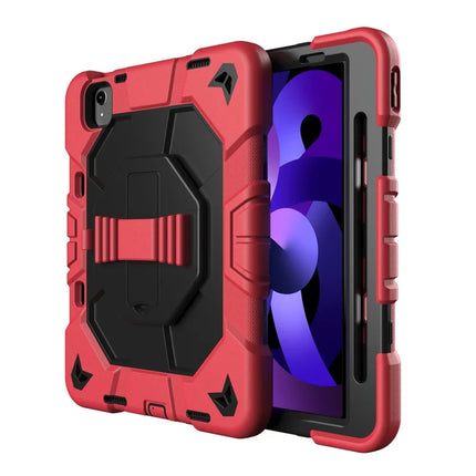Tablet Case For iPad Air (2022) / (2020) / iPad Pro 11 (2022) / (2021) / (2020) / (2018) PC + Silicone Cover with Kickstand Wrist Strap