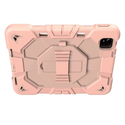 Tablet Case For iPad Air (2022) / (2020) / iPad Pro 11 (2022) / (2021) / (2020) / (2018) PC + Silicone Cover with Kickstand Wrist Strap