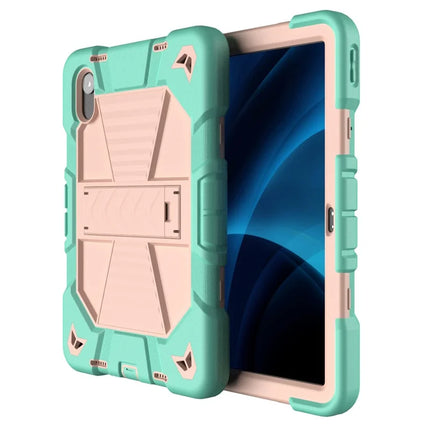 Tablet Case For Lenovo Tab M11 TB330FU 331FC / K11 / Xiaoxin Pad 11 2024 PC + Silicone Shockproof Protective Cover with Kickstand
