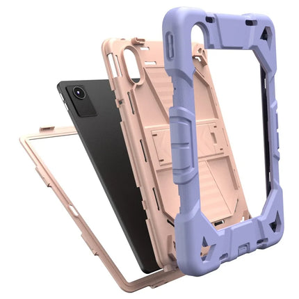 Tablet Case For Lenovo Tab M11 TB330FU 331FC / K11 / Xiaoxin Pad 11 2024 PC + Silicone Shockproof Protective Cover with Kickstand