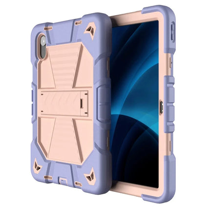 Tablet Case For Lenovo Tab M11 TB330FU 331FC / K11 / Xiaoxin Pad 11 2024 PC + Silicone Shockproof Protective Cover with Kickstand