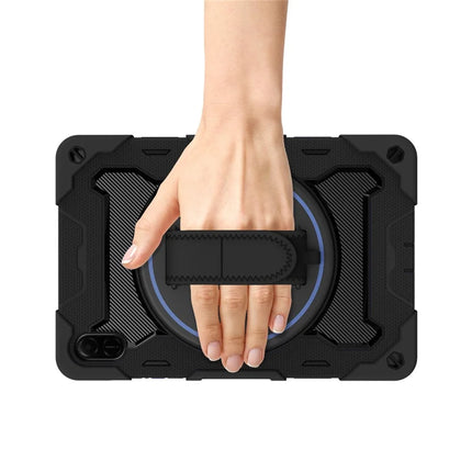For Honor Pad X9  /  X8a Case Kickstand Hand Strap PC + Silicone Tablet Cover