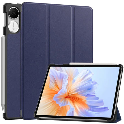 For Honor Pad V9 Case Anti-Drop Leather Stand Tablet Cover - Dark Blue