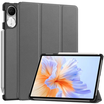 For Honor Pad V9 Case Anti-Drop Leather Stand Tablet Cover - Grey