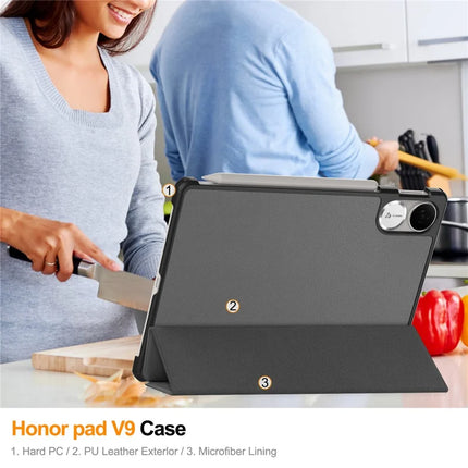 For Honor Pad V9 Case Anti-Drop Leather Stand Tablet Cover