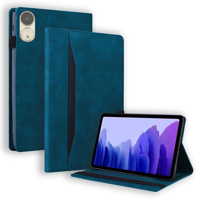 For Honor Pad V9 Case PU Leather Protective Folio Tablet Cover with Card Holder - Blue