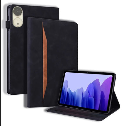 For Honor Pad V9 Case PU Leather Protective Folio Tablet Cover with Card Holder - Black