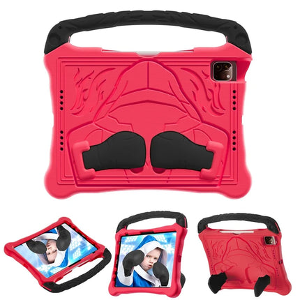 EVA Case For iPad Air 11 (2024) / iPad Pro 11 (2024) / iPad 10.9 (2022) Boxing Style Tablet Cover with Handle Kickstand - Red / Black