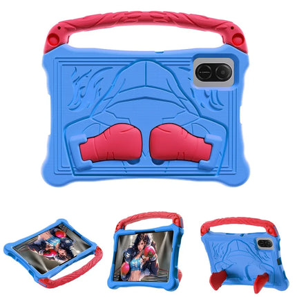 For Honor Pad X8a Case Boxing Style EVA Tablet Cover with Handle Kickstand - Blue  /  Red
