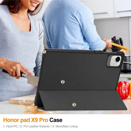 For Honor Pad X9 Pro Case Anti-Drop Leather Stand Tablet Cover