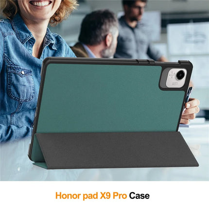 For Honor Pad X9 Pro Case Anti-Drop Leather Stand Tablet Cover