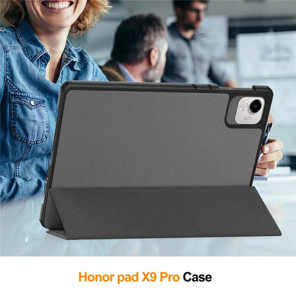 For Honor Pad X9 Pro Case Anti-Drop Leather Stand Tablet Cover