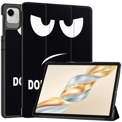 For Honor Pad X9 Pro Case Pattern Print Leather Stand Tablet Cover - Don't Touch Me