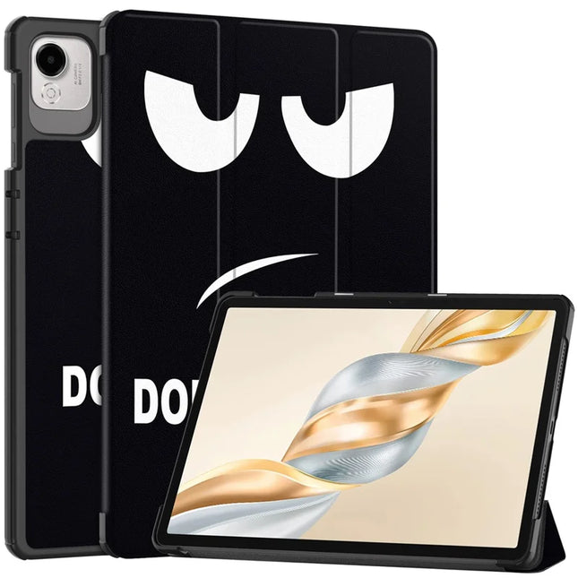 For Honor Pad X9 Pro Case Pattern Print Leather Stand Tablet Cover - Don't Touch Me