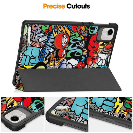 For Honor Pad X9 Pro Case Pattern Print Leather Stand Tablet Cover