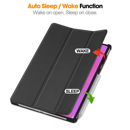 For Lenovo Yoga Tab Plus Case Anti-Drop Leather Stand Tablet Cover