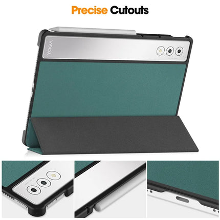 For Lenovo Yoga Tab Plus Case Anti-Drop Leather Stand Tablet Cover