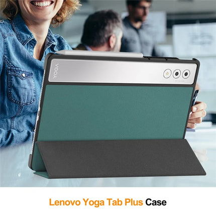 For Lenovo Yoga Tab Plus Case Anti-Drop Leather Stand Tablet Cover