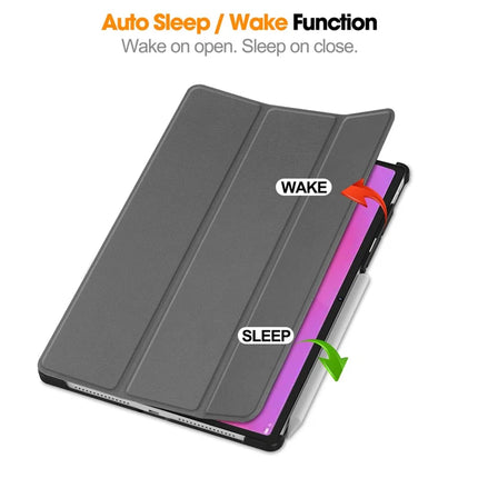 For Lenovo Yoga Tab Plus Case Anti-Drop Leather Stand Tablet Cover