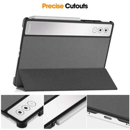 For Lenovo Yoga Tab Plus Case Anti-Drop Leather Stand Tablet Cover