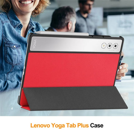 For Lenovo Yoga Tab Plus Case Anti-Drop Leather Stand Tablet Cover