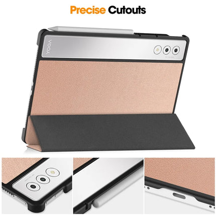 For Lenovo Yoga Tab Plus Case Anti-Drop Leather Stand Tablet Cover