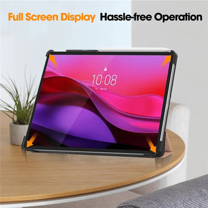 For Lenovo Yoga Tab Plus Case Anti-Drop Leather Stand Tablet Cover