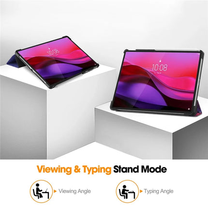 For Lenovo Yoga Tab Plus Case Pattern Print Leather Stand Tablet Cover