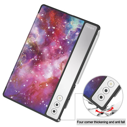 For Lenovo Yoga Tab Plus Case Pattern Print Leather Stand Tablet Cover