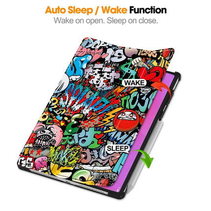 For Lenovo Yoga Tab Plus Case Pattern Print Leather Stand Tablet Cover