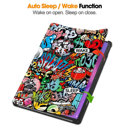 For Lenovo Idea Tab Pro Case Pattern Print Leather Stand Tablet Cover