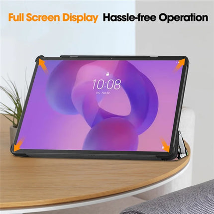 For Lenovo Idea Tab Pro Case Pattern Print Leather Stand Tablet Cover