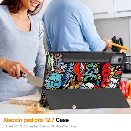 For Lenovo Idea Tab Pro Case Pattern Print Leather Stand Tablet Cover