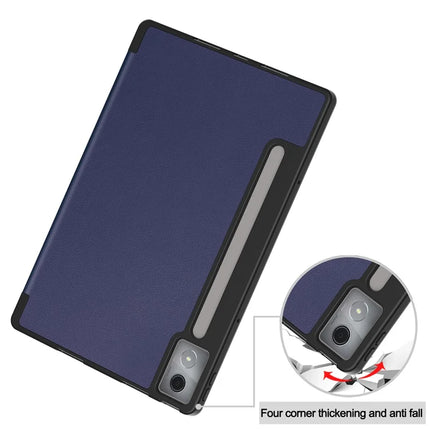 For Lenovo Idea Tab Pro Case Tri-Fold Stand Leather + PC Tablet Cover with Pen Holder