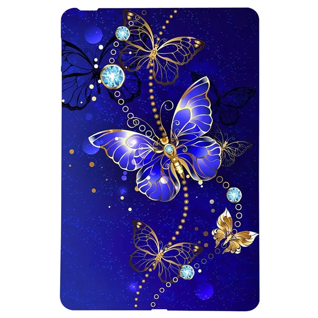 For Amazon Kindle Paperwhite (2024) TPU Case Pattern Printing Slim Tablet Protective Cover - Blue Butterfly