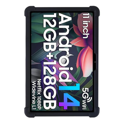 For Blackview Tab 90 / Tab 90 WiFi Silicone Case with Kickstand Rugged Protective Cover