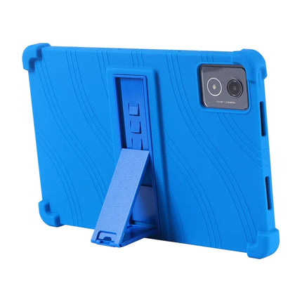 For Lenovo Tab K11 Plus Silicone Case with Kickstand Rugged Protective Cover