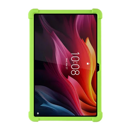 For Lenovo Tab K11 Plus Silicone Case with Kickstand Rugged Protective Cover