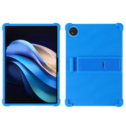 For Huawei MatePad Pro 13.2 Silicone Case with Kickstand Rugged Protective Cover - Dark Blue