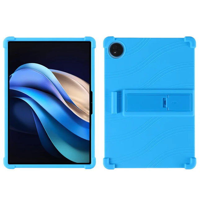 For Huawei MatePad Pro 13.2 Silicone Case with Kickstand Rugged Protective Cover - Baby Blue