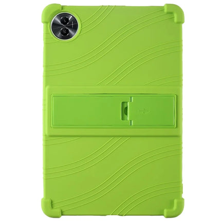 For Realme Pad 2 Lite Silicone Case with Kickstand Rugged Protective Cover