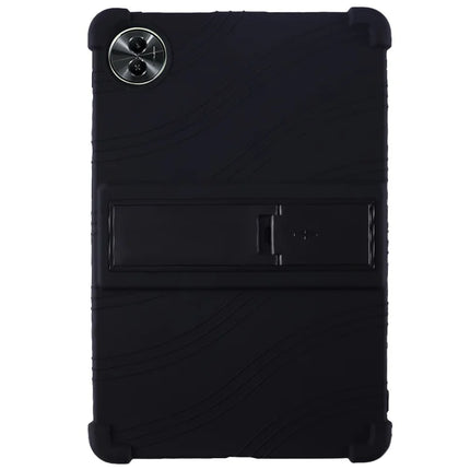 For Realme Pad 2 Lite Silicone Case with Kickstand Rugged Protective Cover