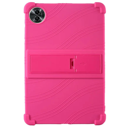 For Realme Pad 2 Lite Silicone Case with Kickstand Rugged Protective Cover